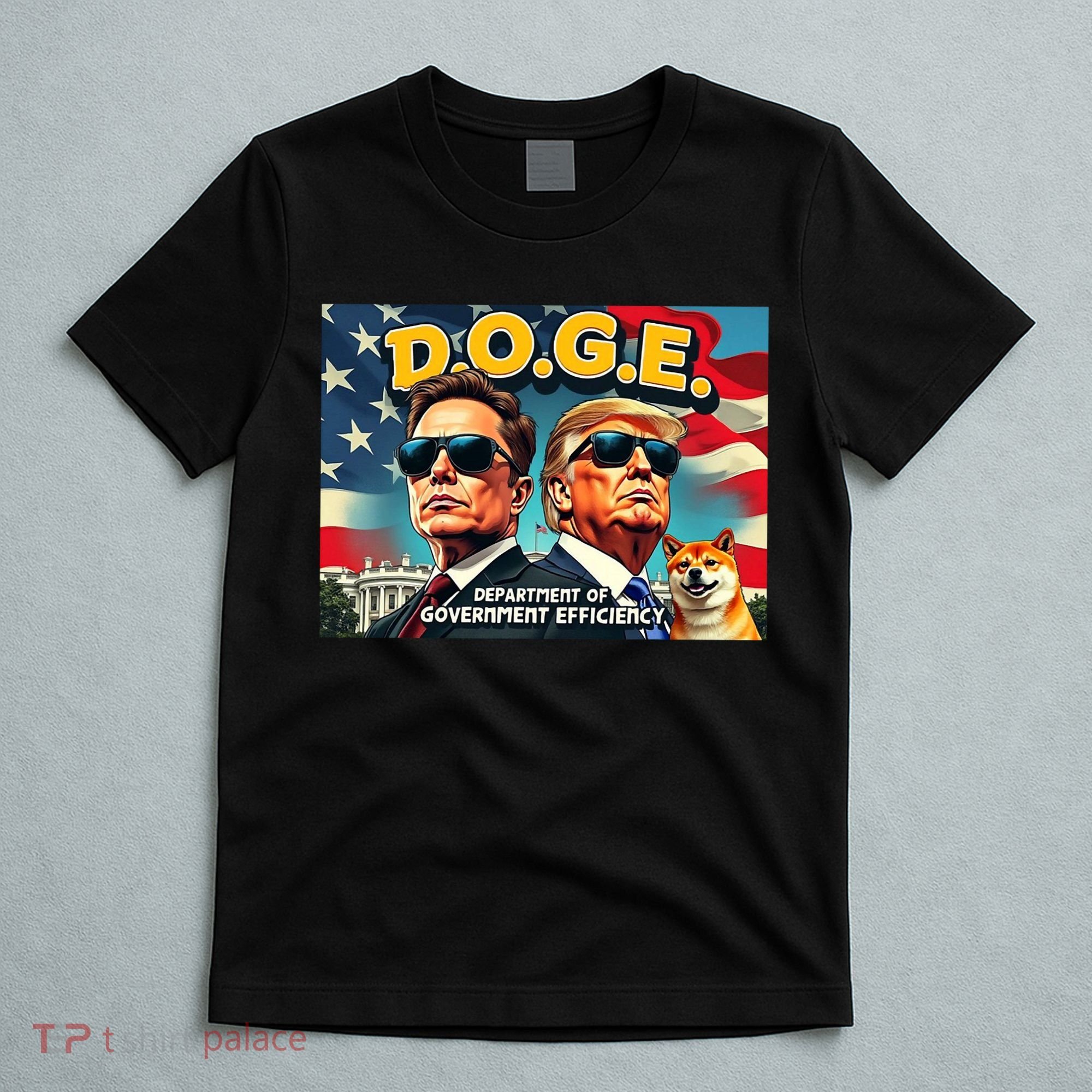 D.O.G.E Doge Department Of Government Efficiency Trump Elon T-Shirt