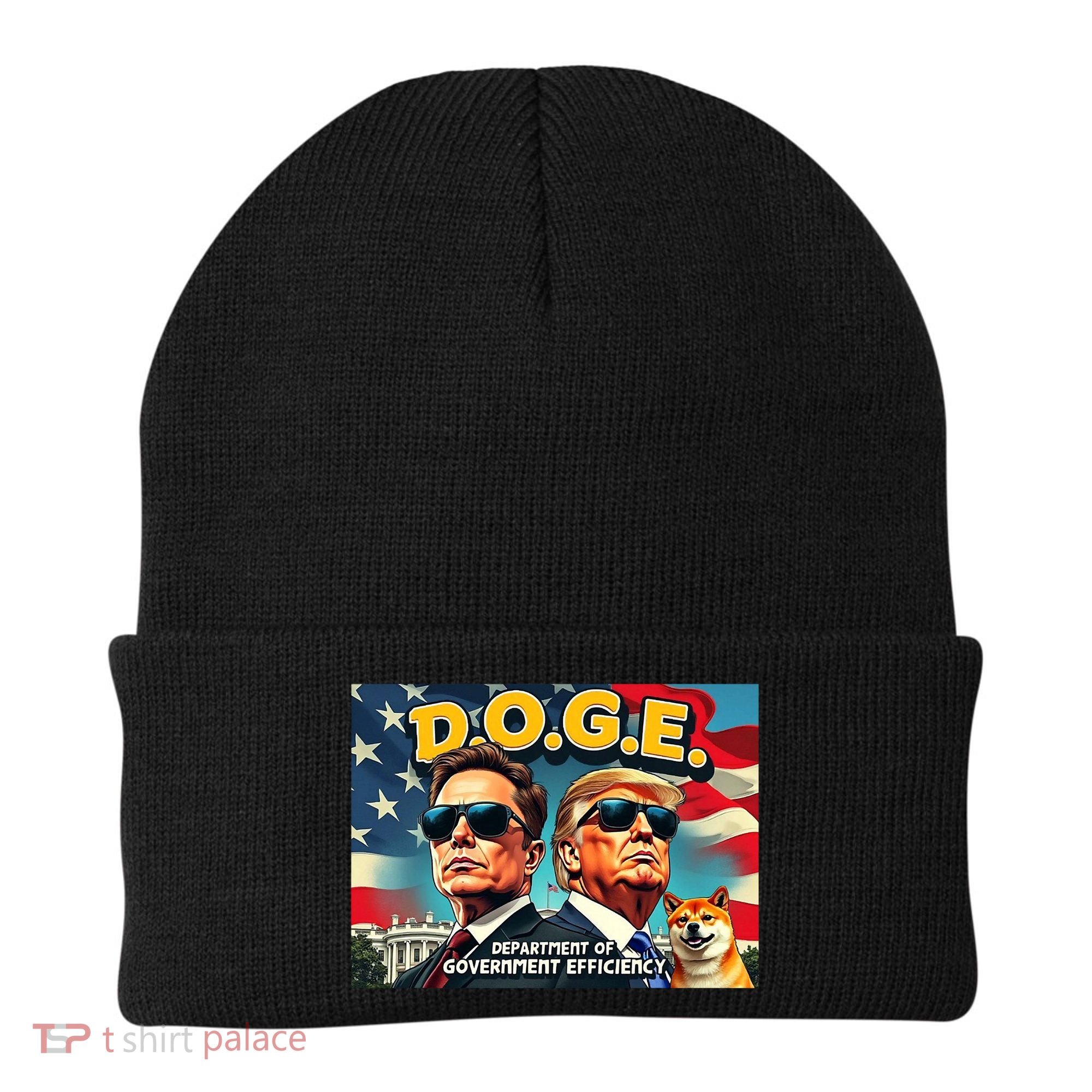 D.O.G.E Doge Department Of Government Efficiency Trump Elon Beanie