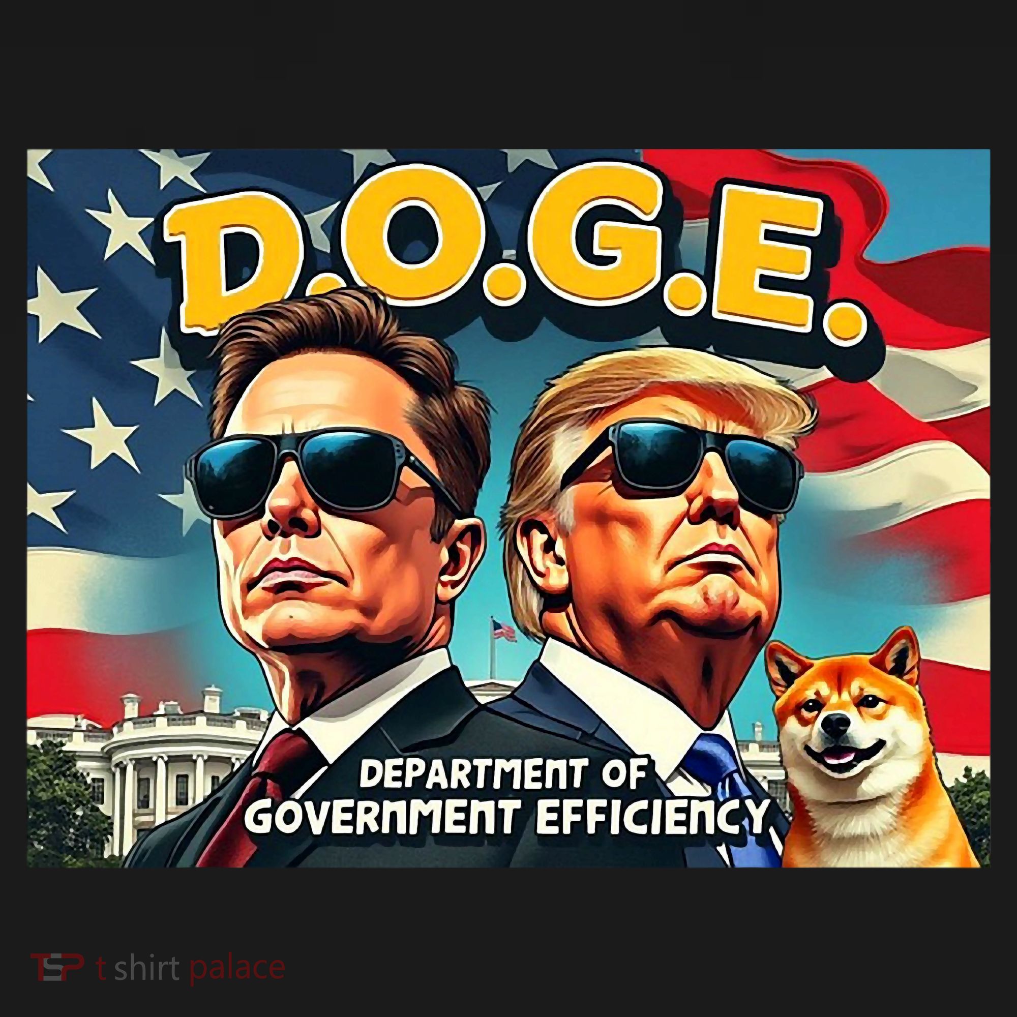 D.O.G.E Doge Department Of Government Efficiency Trump Elon Polo