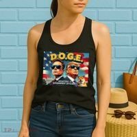 D.O.G.E Doge Department Of Government Efficiency Trump Elon Women's Tank Top thumb 2