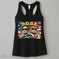 D.O.G.E Doge Department Of Government Efficiency Trump Elon Women's Tank Top thumb 3