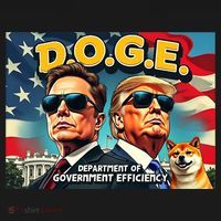 D.O.G.E Doge Department Of Government Efficiency Trump Elon Toddler Hoodie thumb 2