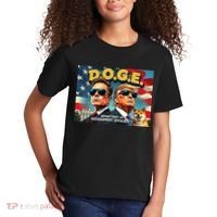 D.O.G.E Doge Department Of Government Efficiency Trump Elon Kids T-Shirt thumb 2