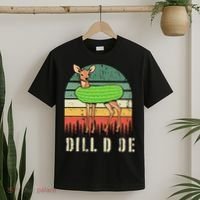 Dill Doe Deer Sunset Pickle Animal Funny Adult Humor Forest T-Shirt thumb 2