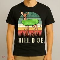 Dill Doe Deer Sunset Pickle Animal Funny Adult Humor Forest T-Shirt thumb 3