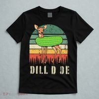 Dill Doe Deer Sunset Pickle Animal Funny Adult Humor Forest T-Shirt thumb 5