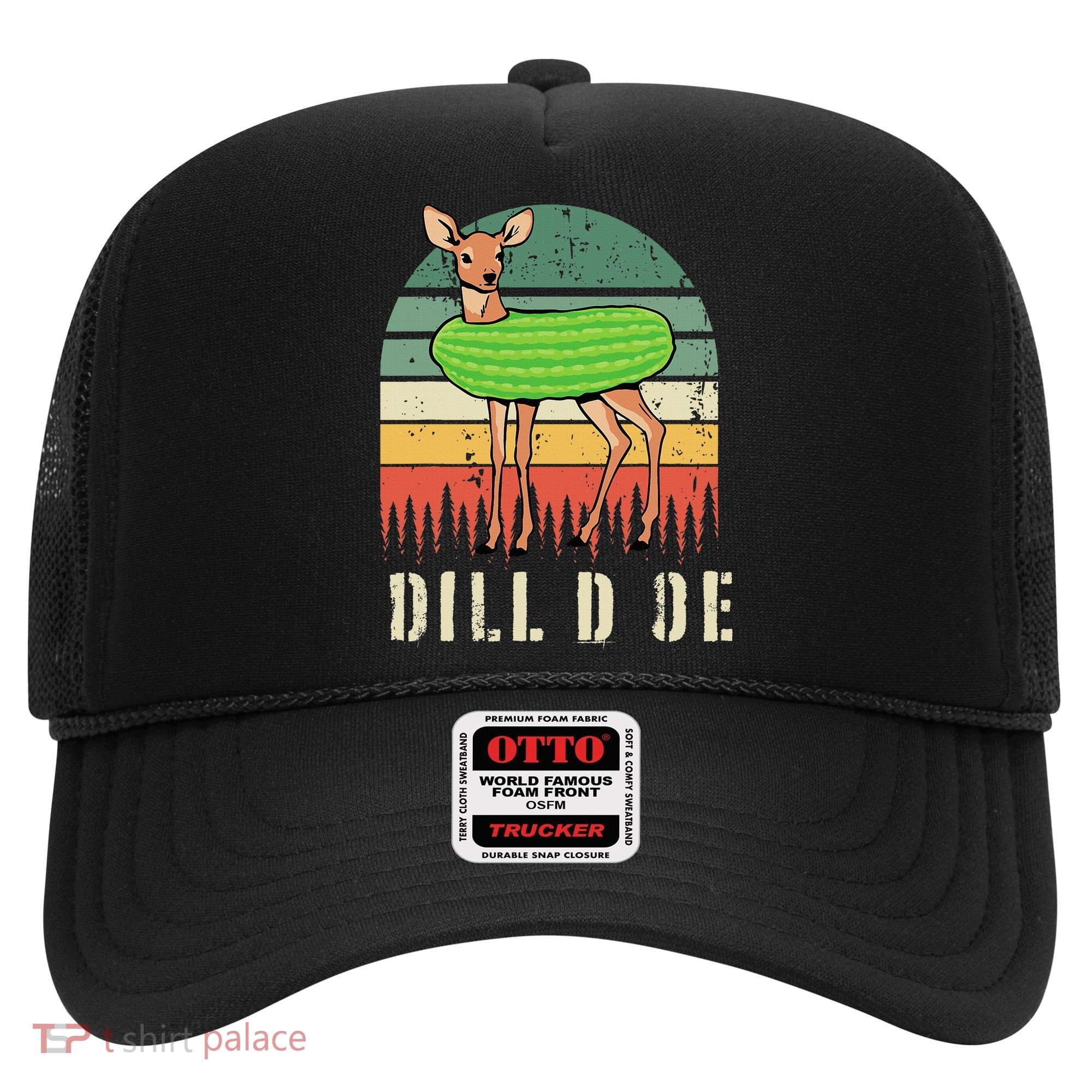 Dill Doe Deer Sunset Pickle Animal Funny Adult Humor Forest Hat