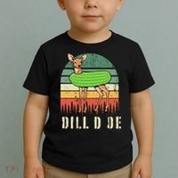Dill Doe Deer Sunset Pickle Animal Funny Adult Humor Forest Toddler T-Shirt thumb 2