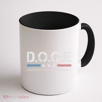 Doge D.O.G.E. Department Of Government Efficiency Coffee Mug thumb 1