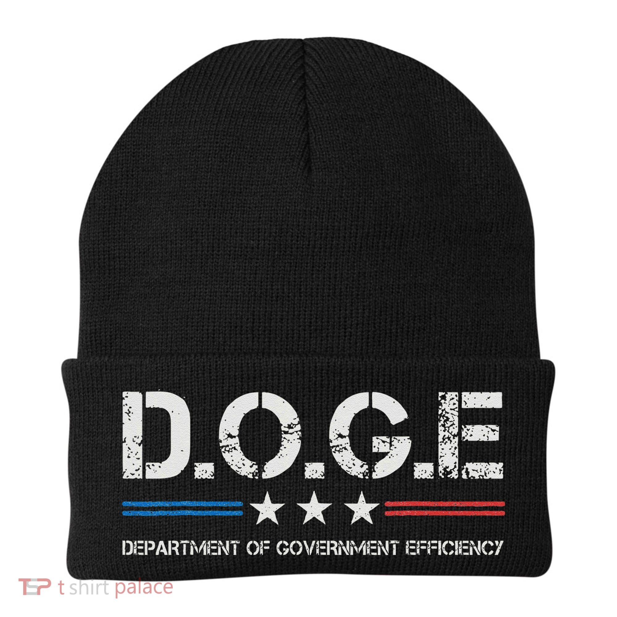 Doge D.O.G.E. Department Of Government Efficiency Beanie