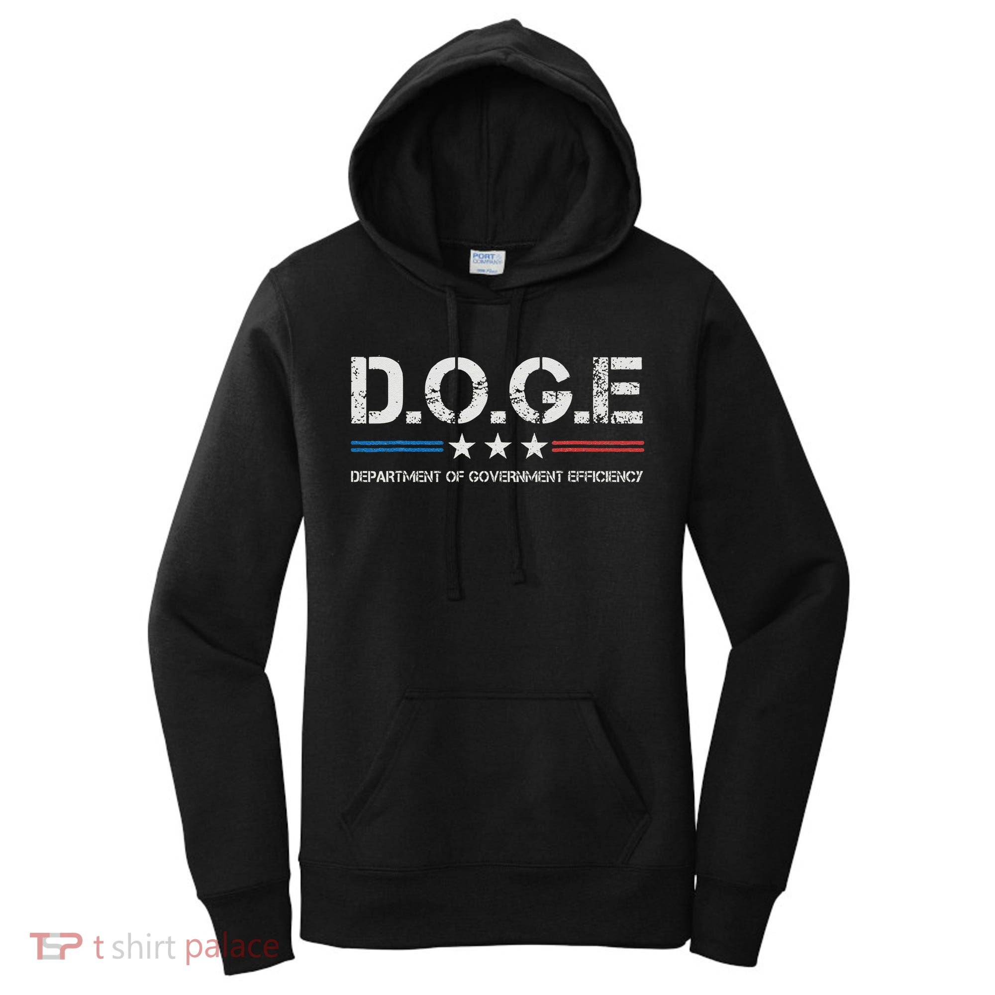 Doge D.O.G.E. Department Of Government Efficiency Women's Hoodie