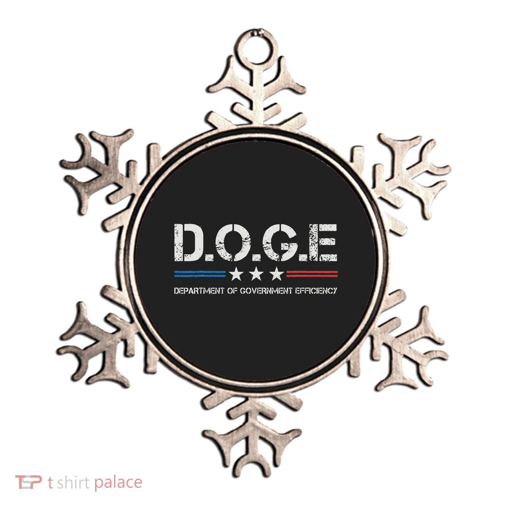 Doge D.O.G.E. Department Of Government Efficiency Ornament