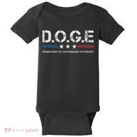 Doge D.O.G.E. Department Of Government Efficiency Baby Bodysuit thumb 0