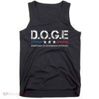 Doge D.O.G.E. Department Of Government Efficiency Tank Top thumb 0