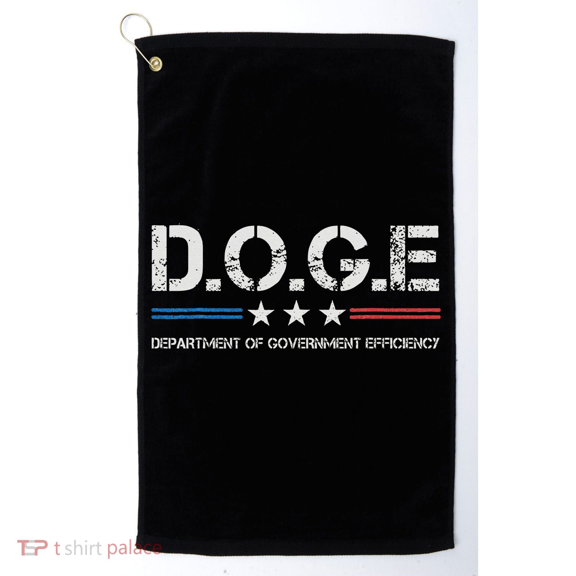 Doge D.O.G.E. Department Of Government Efficiency Golf Towel