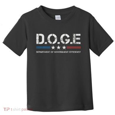 Doge D.O.G.E. Department Of Government Efficiency Toddler T-Shirt