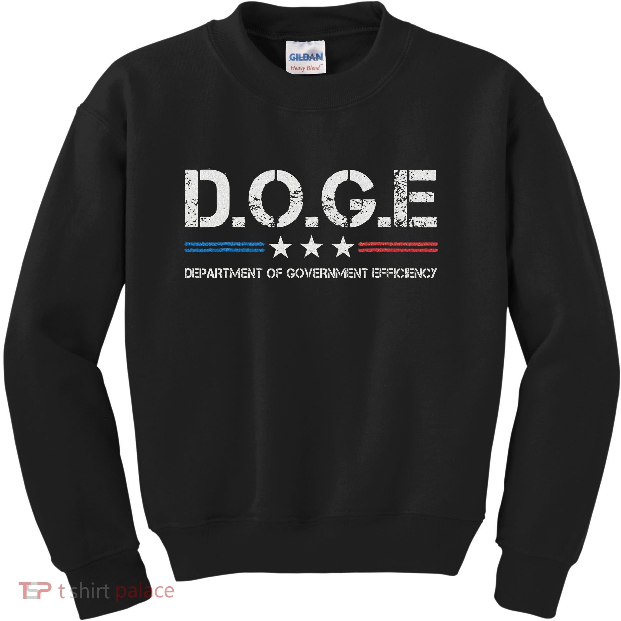 Doge D.O.G.E. Department Of Government Efficiency Kids Sweatshirt