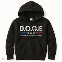 Doge D.O.G.E. Department Of Government Efficiency Kids Hoodie thumb 0