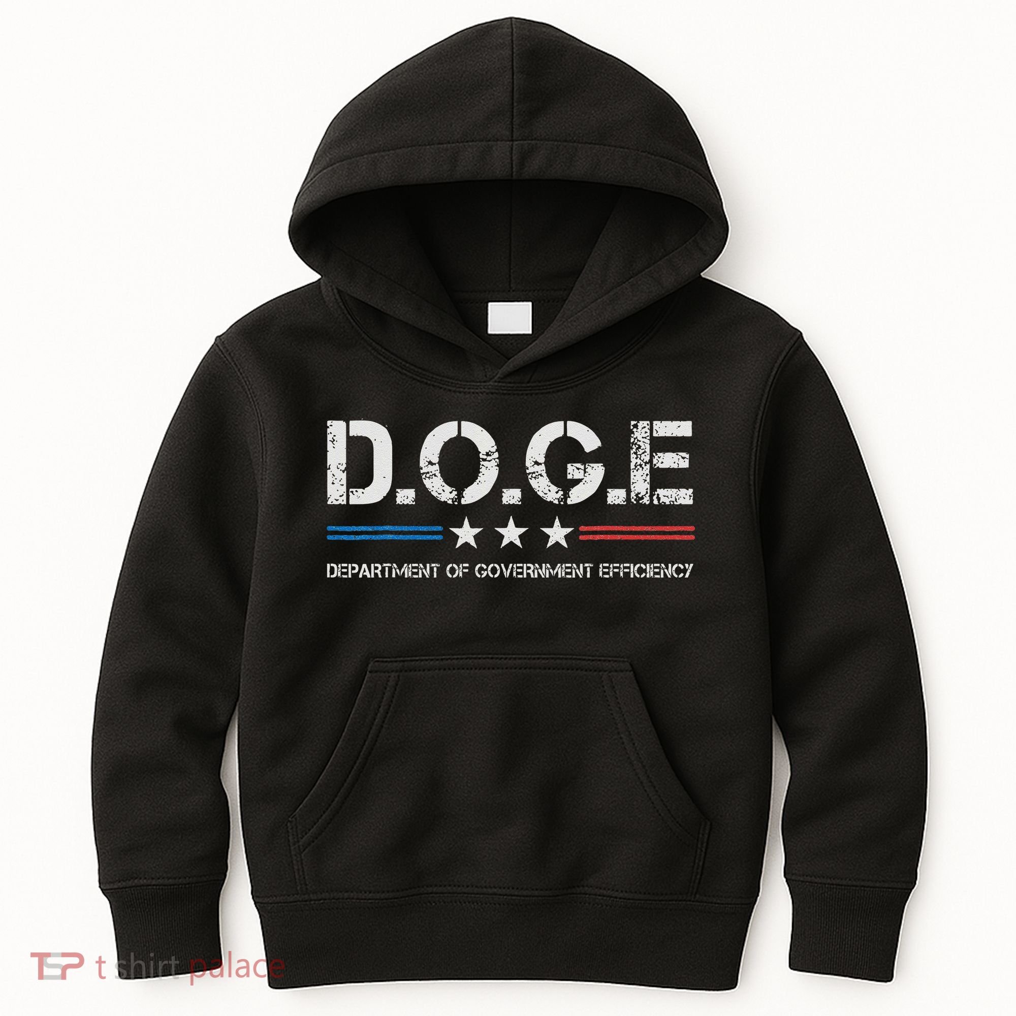 Doge D.O.G.E. Department Of Government Efficiency Kids Hoodie