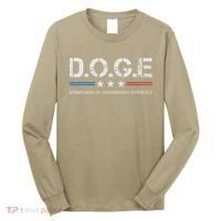 Doge D.O.G.E. Department Of Government Efficiency Long Sleeve Shirt thumb 0