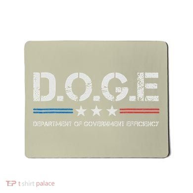 Doge D.O.G.E. Department Of Government Efficiency Mousepad
