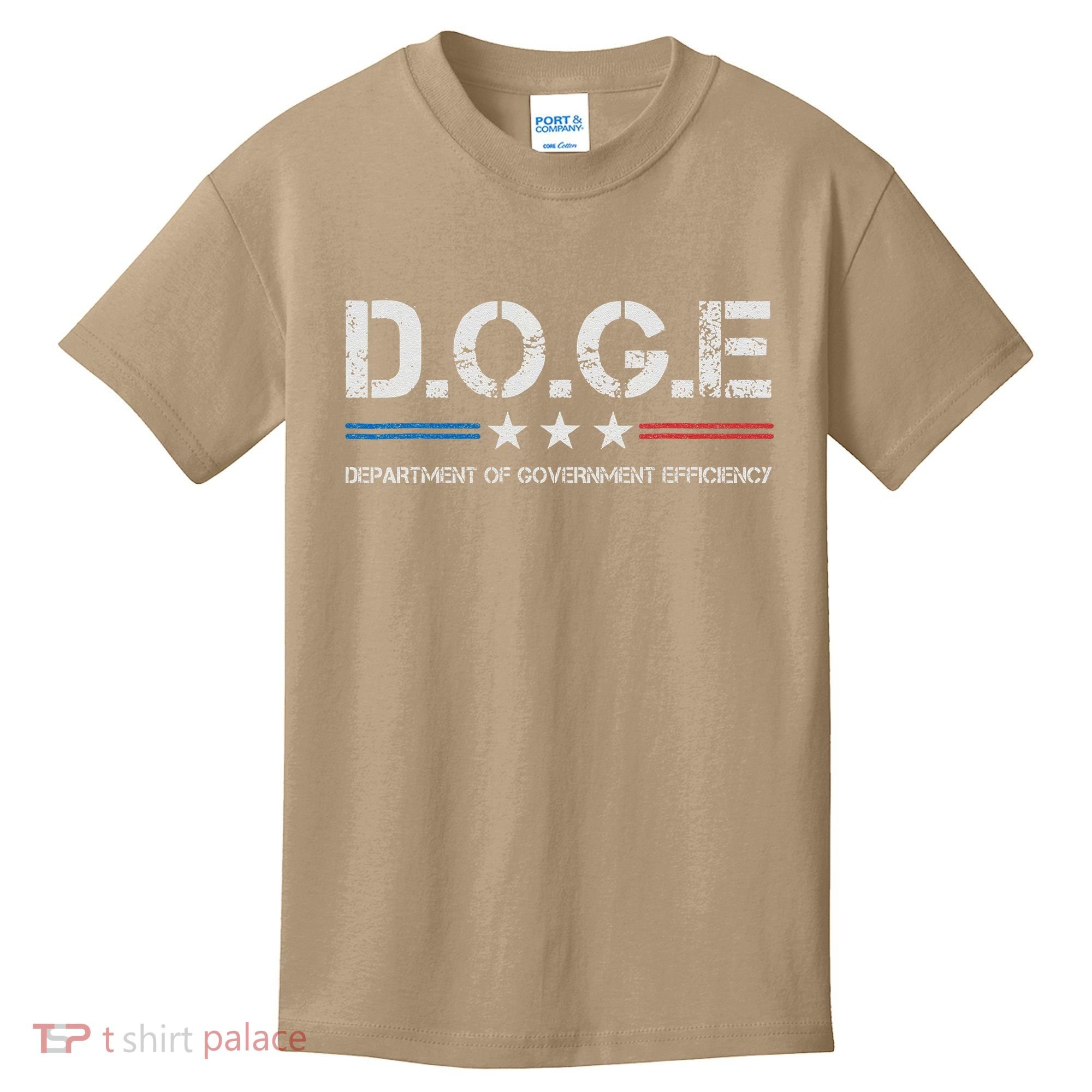 Doge D.O.G.E. Department Of Government Efficiency Kids T-Shirt