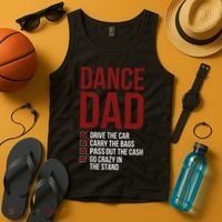 Dance Dad Dancing Dad Of A Dancer Father Tank Top thumb 4