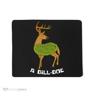 Dill Doe Dildo Comic And Joke Fan Mousepad
