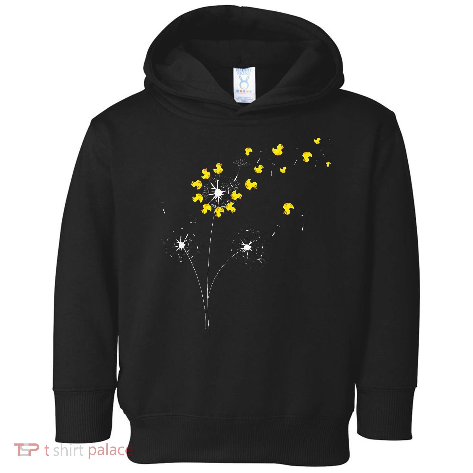 Ducky Dandelion Duckling Duckie Lover Bath Toy Rubber Duck Toddler Hoodie