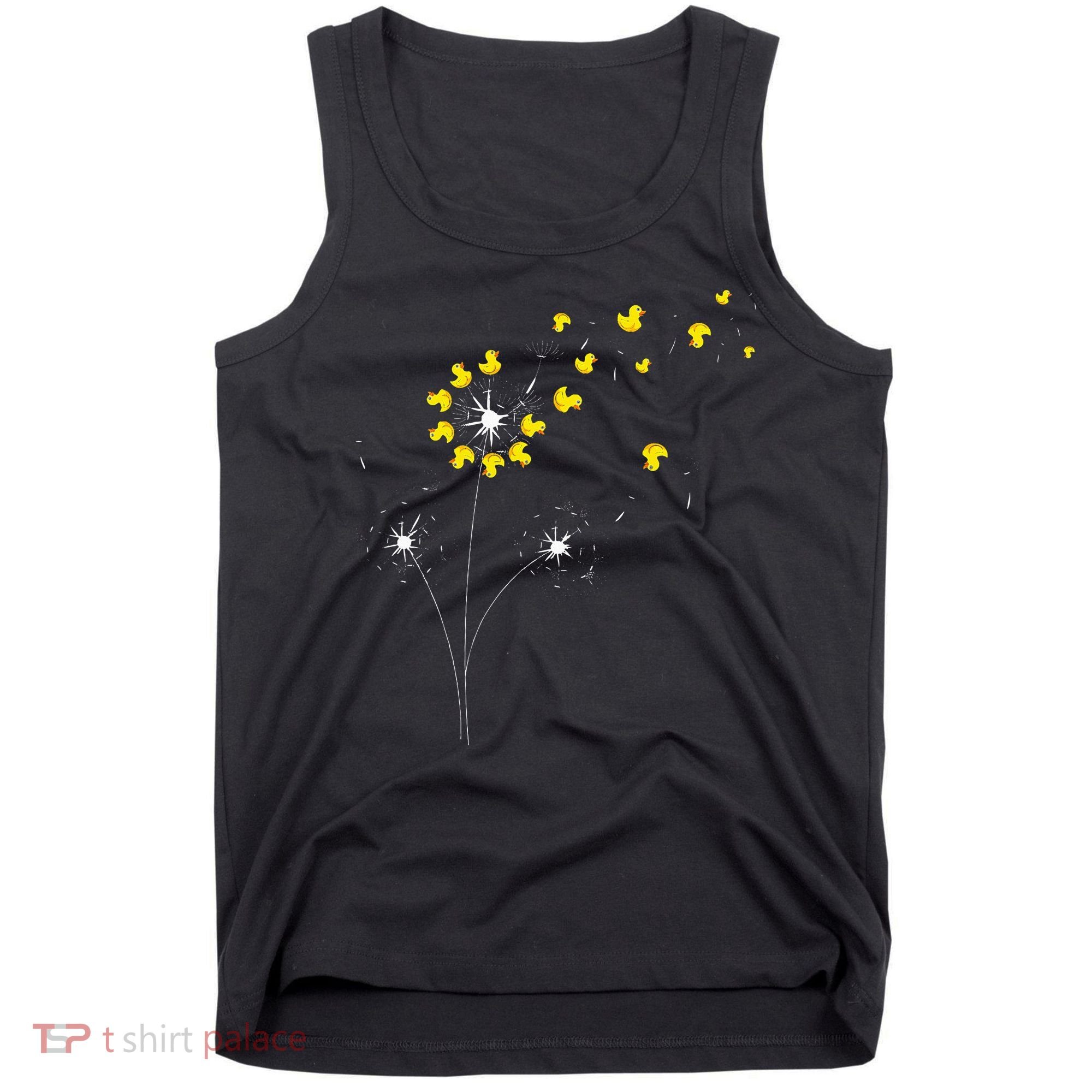 Ducky Dandelion Duckling Duckie Lover Bath Toy Rubber Duck Tank Top