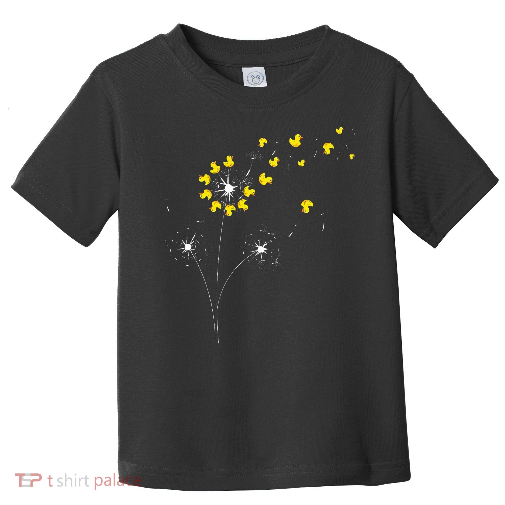 Ducky Dandelion Duckling Duckie Lover Bath Toy Rubber Duck Toddler T-Shirt