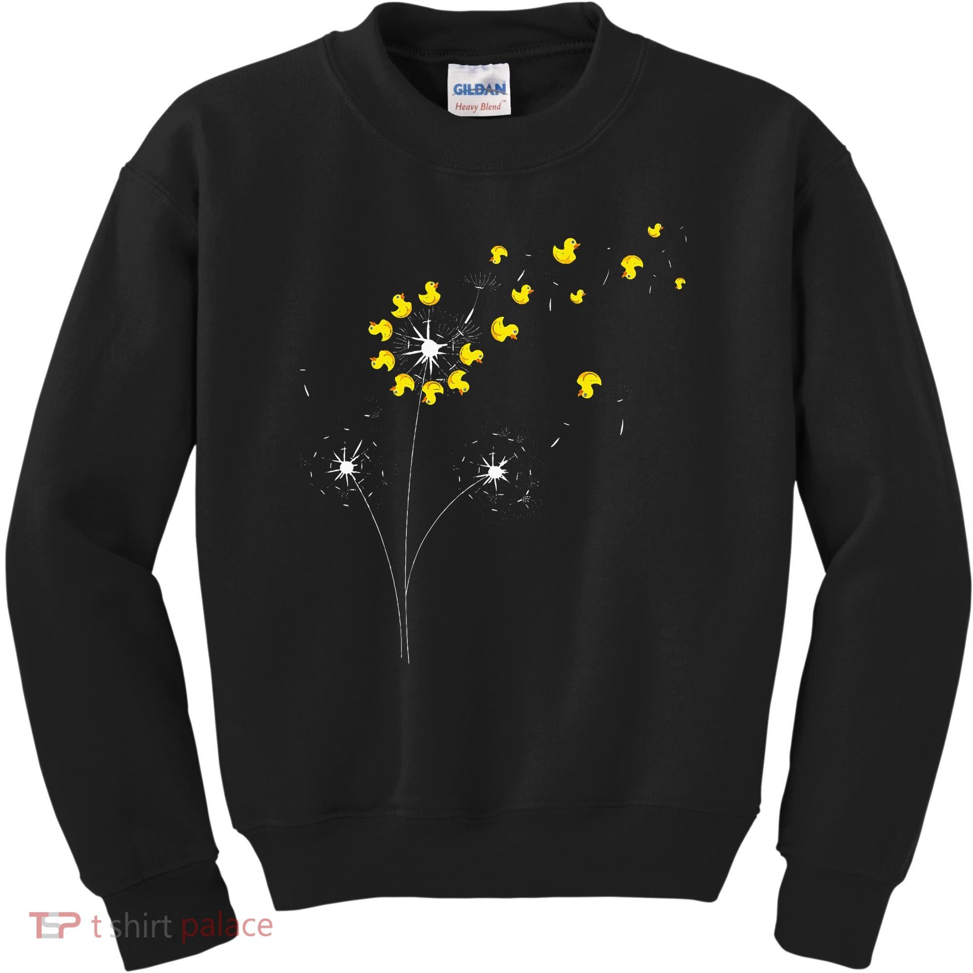 Ducky Dandelion Duckling Duckie Lover Bath Toy Rubber Duck Kids Sweatshirt