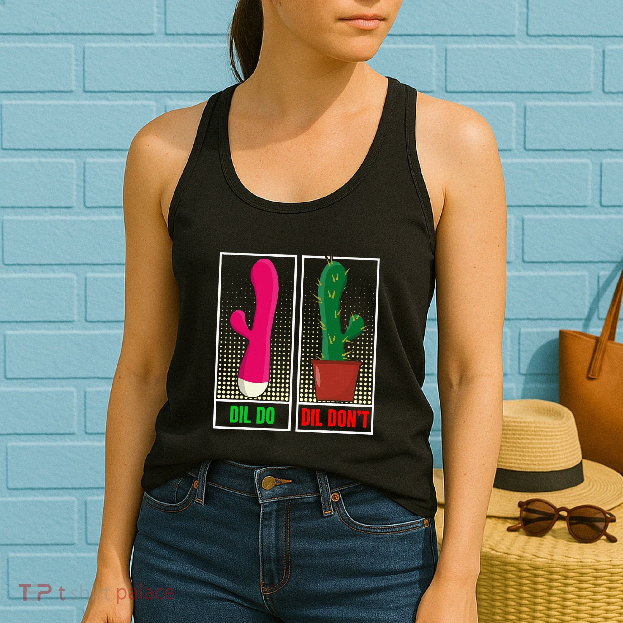 Dil Do Dil DonT Funny Inappropriate Women's Tank Top