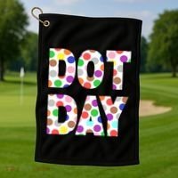 Dotty Dot Day Golf Towel thumb 1
