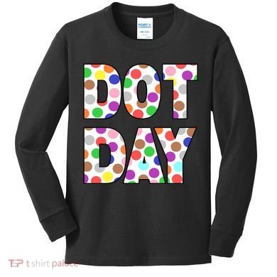 Dotty Dot Day Kids Long Sleeve Shirt