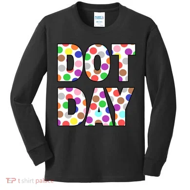 Dotty Dot Day Kids Long Sleeve Shirt