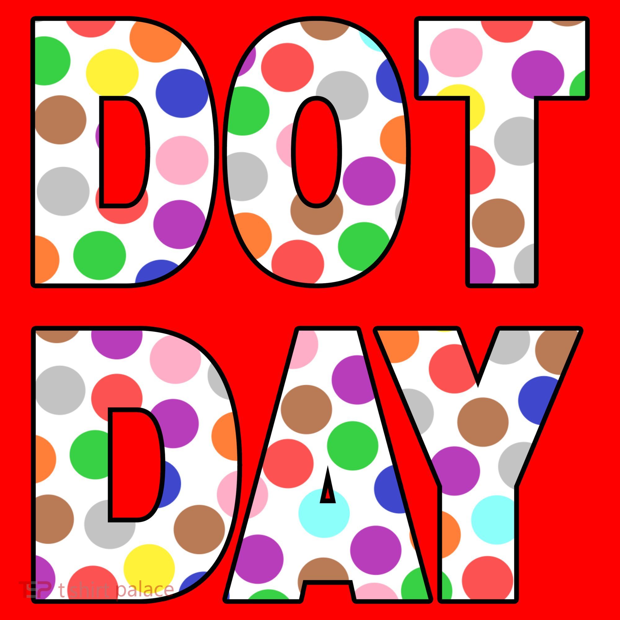 Dotty Dot Day Santa Hat