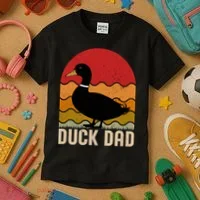 Duck Dad Kids T-Shirt thumb 3