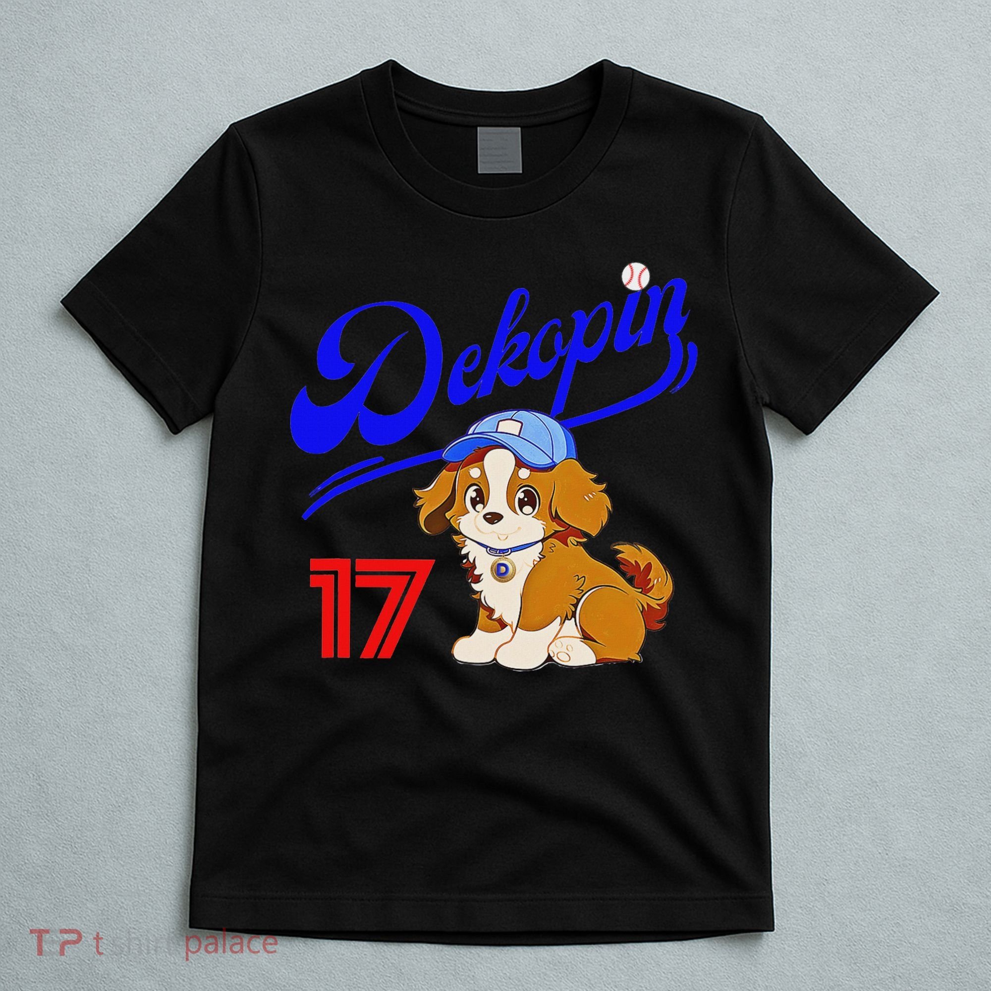 Decopin, Decoy, Dog , No.17, Otani, Pet Dog, Koi Kerhondier, Baseball Game, Decoy T-Shirt