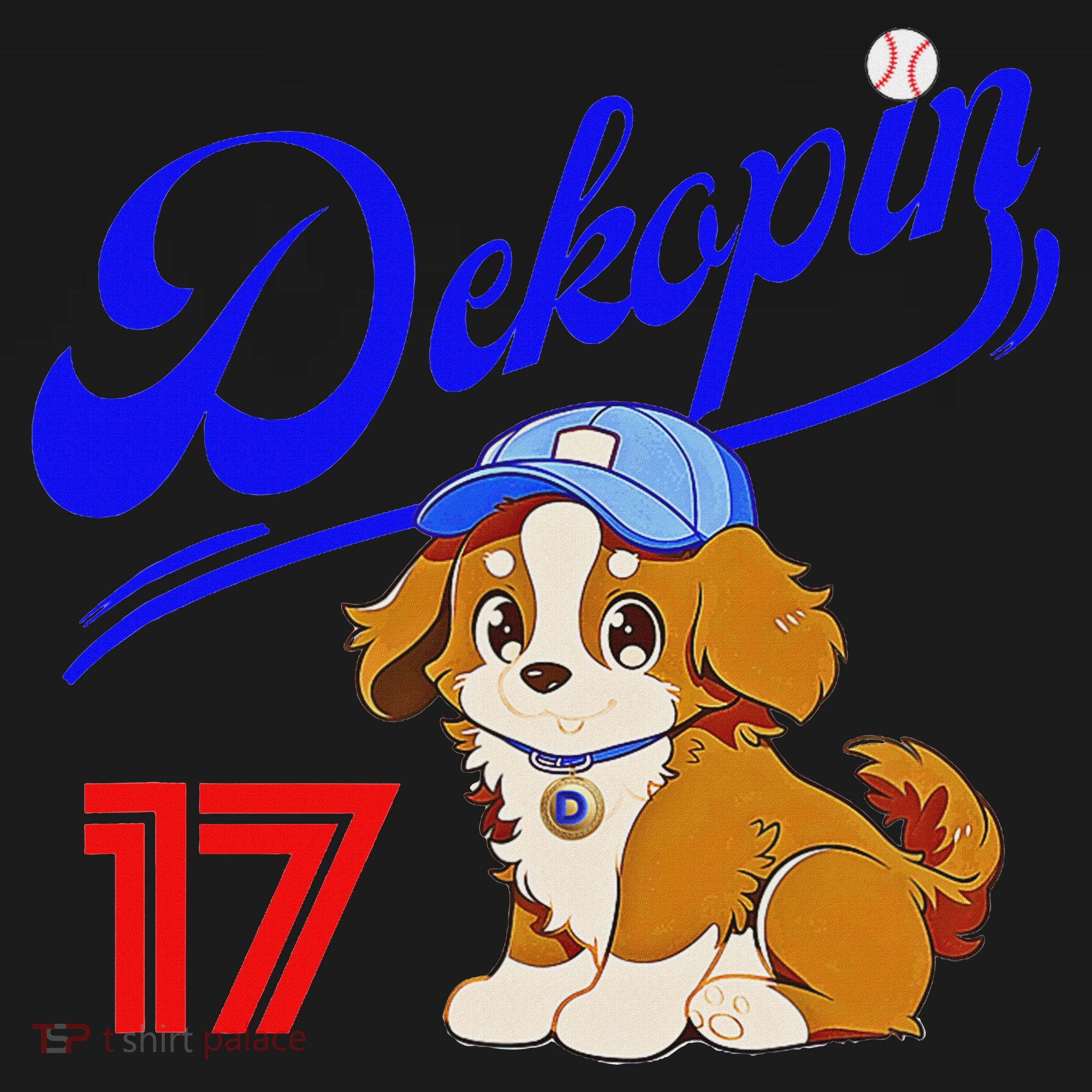 Decopin, Decoy, Dog , No.17, Otani, Pet Dog, Koi Kerhondier, Baseball Game, Decoy Women's Hoodie