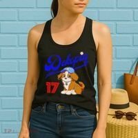 Decopin, Decoy, Dog , No.17, Otani, Pet Dog, Koi Kerhondier, Baseball Game, Decoy Women's Tank Top thumb 2
