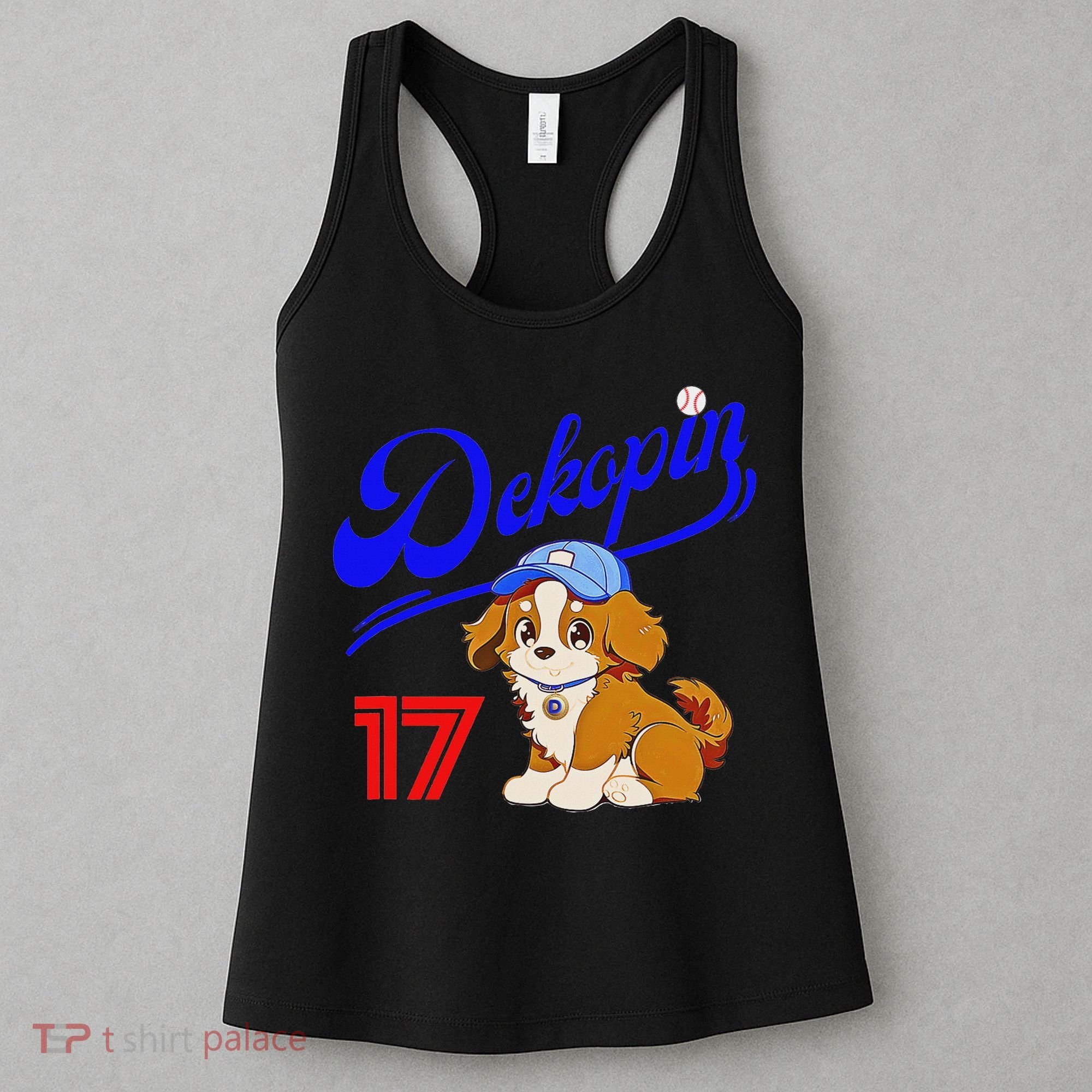 Decopin, Decoy, Dog , No.17, Otani, Pet Dog, Koi Kerhondier, Baseball Game, Decoy Women's Tank Top