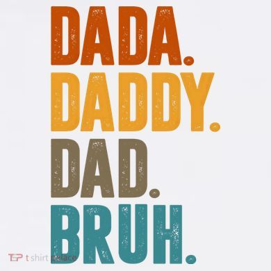 Dada Daddy Dad Bruh Vintage Pajama Set