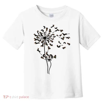 Dachshund Dandelion Toddler T-Shirt