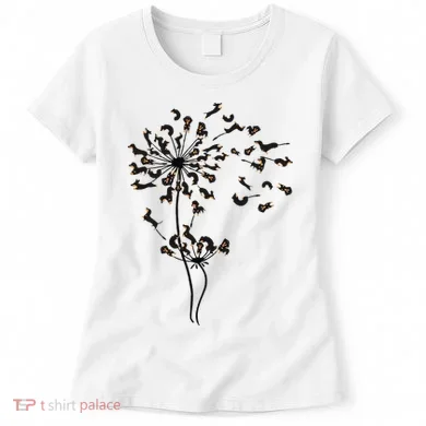 Dachshund Dandelion Women's T-Shirt