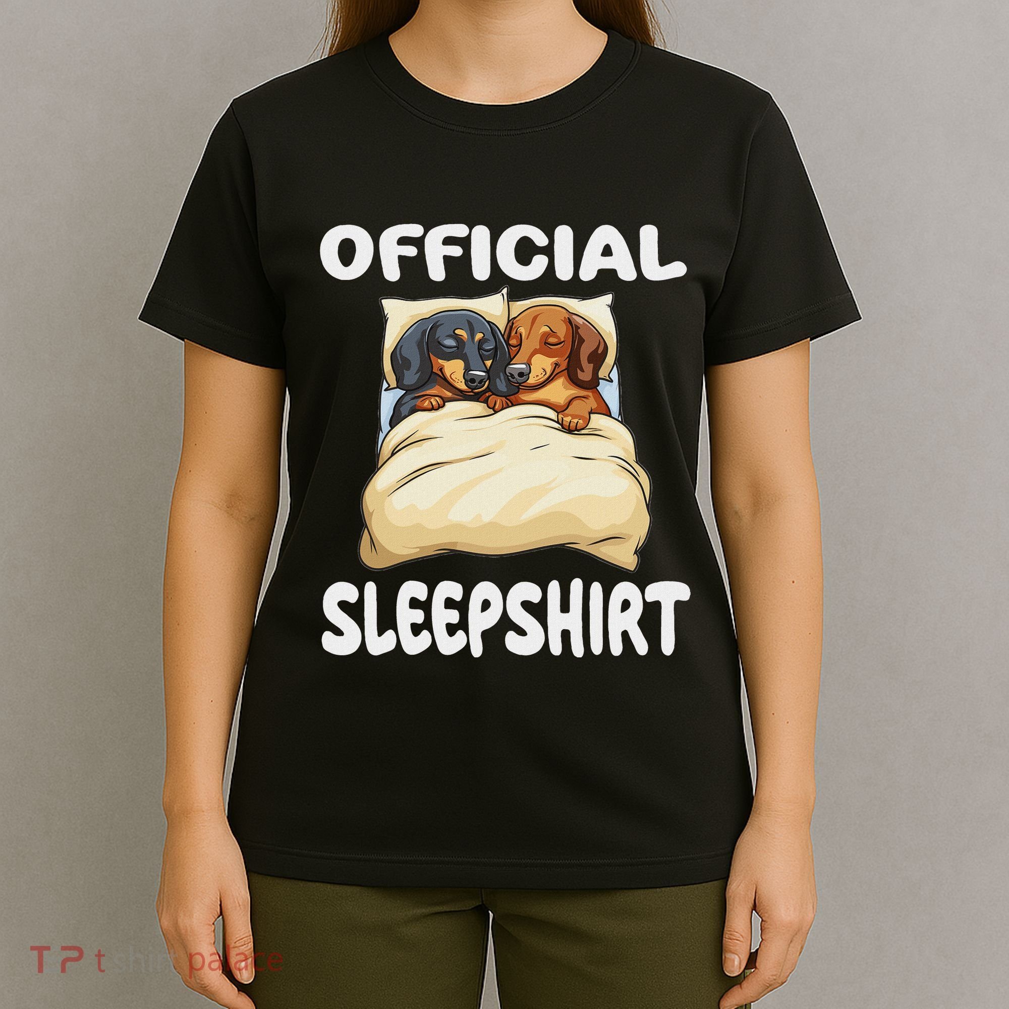 Dachshund Doxie Dog Sleep Pajamas Nightgown T-Shirt
