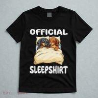 Dachshund Doxie Dog Sleep Pajamas Nightgown T-Shirt thumb 5