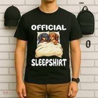 Dachshund Doxie Dog Sleep Pajamas Nightgown T-Shirt thumb 6