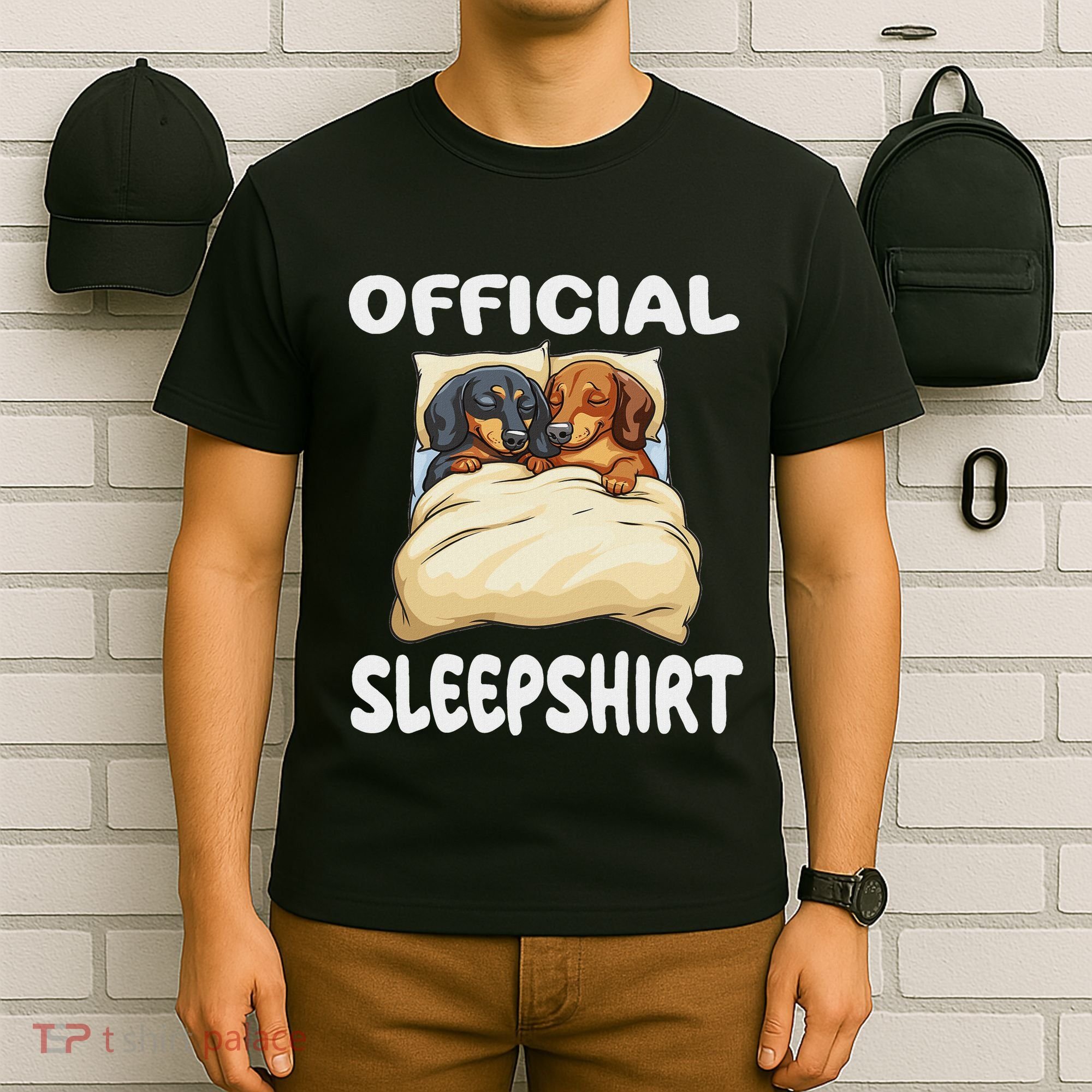 Dachshund Doxie Dog Sleep Pajamas Nightgown T-Shirt