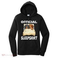 Dachshund Doxie Dog Sleep Pajamas Nightgown Women's Hoodie thumb 0